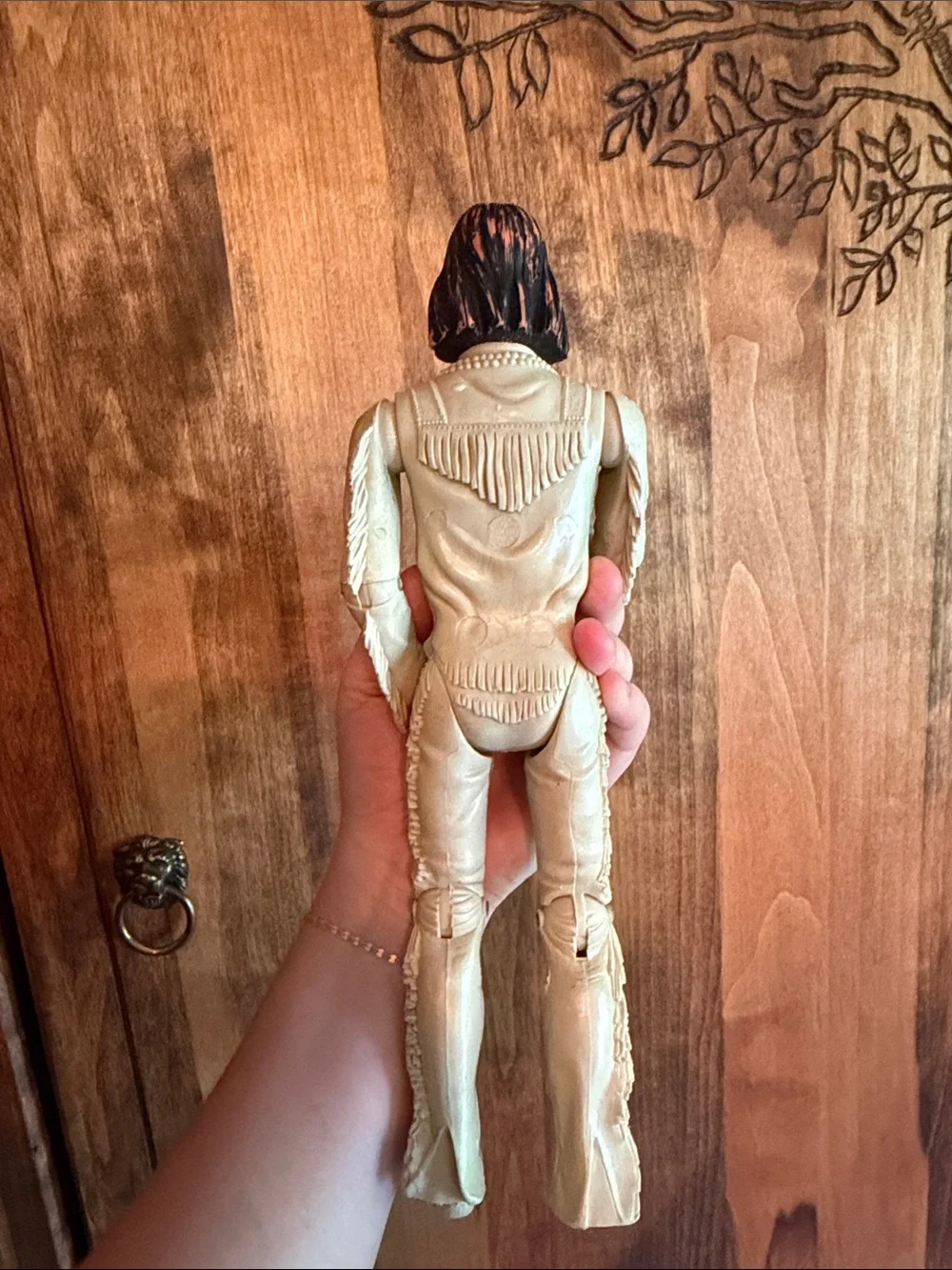 Vtg 1967 Louis Marx Johnny West Geronimo Indian Action Figure - Picture 3 of 5